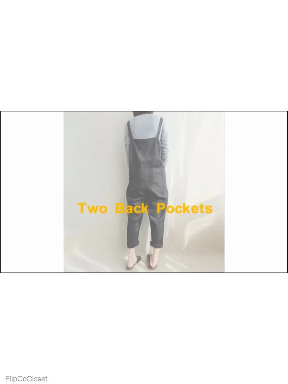 Linen Blend Overalls Jumpsuit Baggy Wide Leg Adjustable Straps